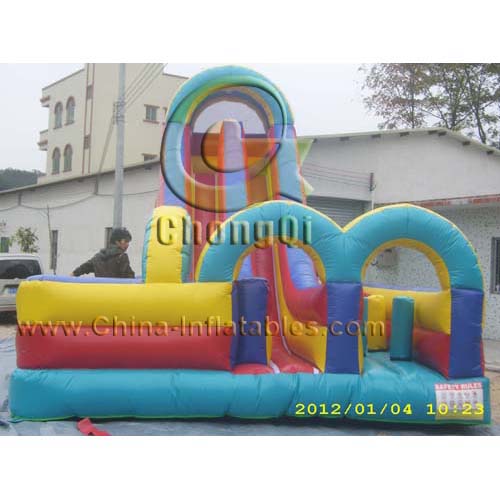 Cheap fun inflatable slides
